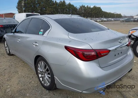 2018 Infiniti Q50 3.0T Luxe z USA, uszkodzony, nr VIN JN1EV7AP0JM352651